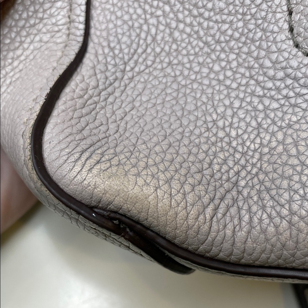 Kate Spade Talia Small‎ Triple Compartment Satchel Shoulder Bag Soft Taupe - Picture 13 of 13